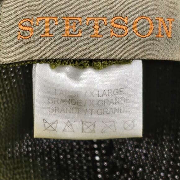 STETSON MEN'S VINTAGE DORFMAN PACIFIC GREEN DRIVER FLAT HAT SIZE LARGE / X-LARGE - Picture 6 of 7